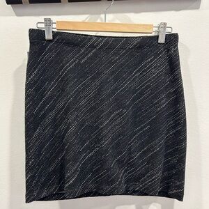 Icebreaker Merino Wool Black and grey mini skirt